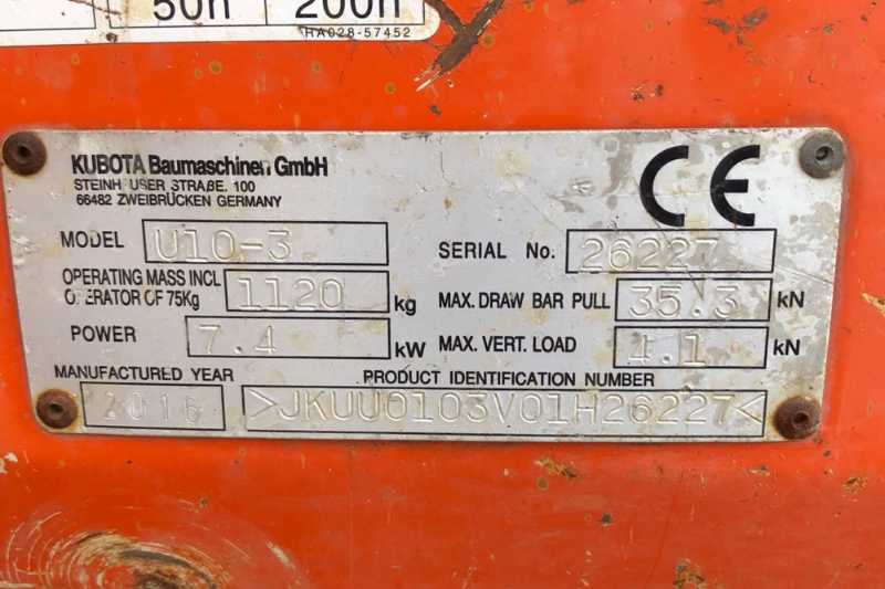 OmecoHub - Immagine KUBOTA U10-3